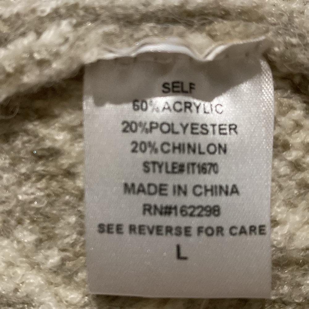 Anthropologie Bucketlist Cozy Star Pattern Oversi… - image 5